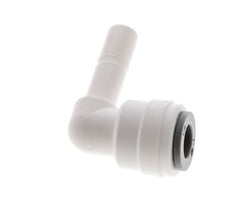 Racor de 1/4'' x 1/4'' 90deg con enchufe POM EPDM [10 piezas]