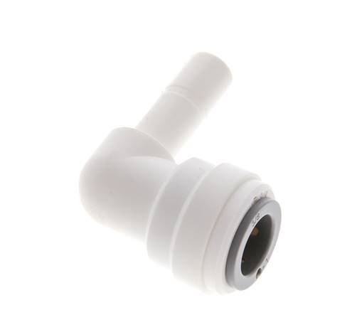 Racor de 3/8'' x 5/16'' 90deg con enchufe POM EPDM [5 piezas]