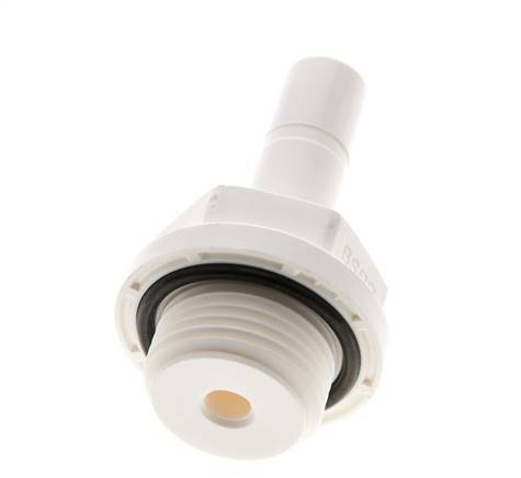 Racor de 5/32'' x 1/8'' NPT con rosca macho POM EPDM [10 piezas]