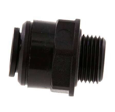 Racor de 12mm x G3/8'' con rosca macho POM NBR [2 piezas]