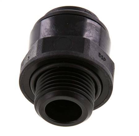 Racor de 12mm x G3/8'' con rosca macho POM NBR [2 piezas]