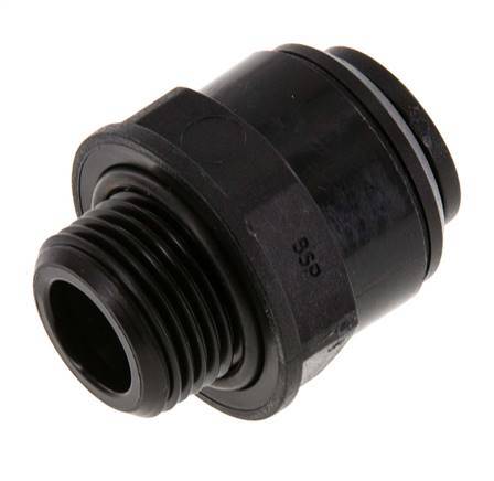 Racor de 12mm x G3/8'' con rosca macho POM NBR [2 piezas]