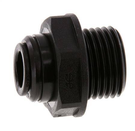 Racor de 10mm x G1/2'' con rosca macho POM NBR [2 piezas]