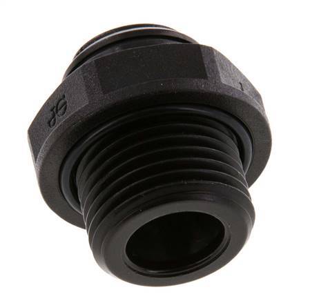 Racor de 10mm x G1/2'' con rosca macho POM NBR [2 piezas]