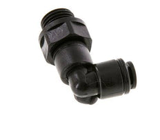 Racor de 4mm x G1/4'' 90deg con rosca macho POM NBR giratorio [2 piezas]