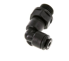 Racor de 4mm x G1/4'' 90deg con rosca macho POM NBR giratorio [2 piezas]