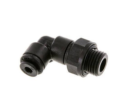 Racor de 4mm x G1/4'' 90deg con rosca macho POM NBR giratorio [2 piezas]
