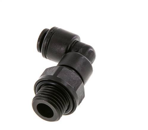 Racor de 4mm x G1/4'' 90deg con rosca macho POM NBR giratorio [2 piezas]