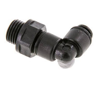 Codo de 90 grados 5mm x G1/4'' con rosca macho POM NBR giratorio [2 piezas]