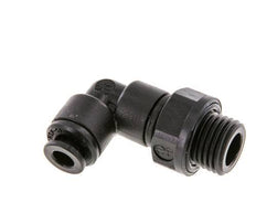 Codo de 90 grados 5mm x G1/4'' con rosca macho POM NBR giratorio [2 piezas]