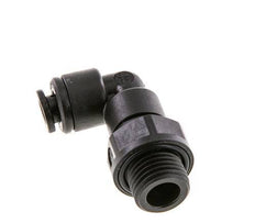 Codo de 90 grados 5mm x G1/4'' con rosca macho POM NBR giratorio [2 piezas]
