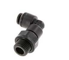 Codo de 90 grados 5mm x G1/4'' con rosca macho POM NBR giratorio [2 piezas]