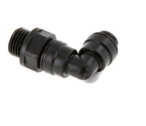 Racor de 6mm x G1/4'' 90deg con rosca macho POM NBR Giratorio [2 Piezas]