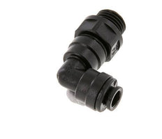 Racor de 6mm x G1/4'' 90deg con rosca macho POM NBR Giratorio [2 Piezas]