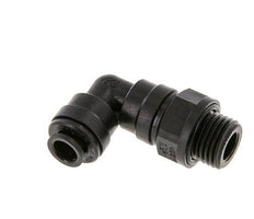 Racor de 6mm x G1/4'' 90deg con rosca macho POM NBR Giratorio [2 Piezas]