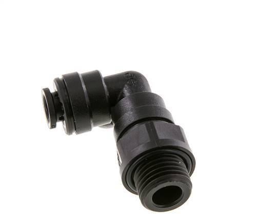 Racor de 6mm x G1/4'' 90deg con rosca macho POM NBR Giratorio [2 Piezas]