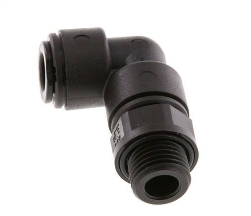 Racor de 8mm x G1/4'' 90deg con rosca macho POM NBR giratorio [2 piezas]