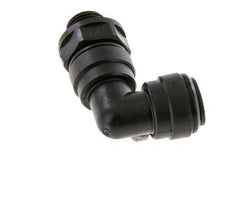 Codo de 90 grados 10mm x G1/4'' con rosca macho Latón NBR Giratorio
