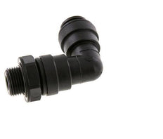 Codo de 90 grados 12mm x G3/8'' con rosca macho Latón NBR Giratorio