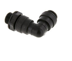 Codo de 90 grados 12mm x G3/8'' con rosca macho Latón NBR Giratorio