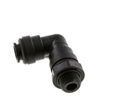 Codo de 90 grados 12mm x G3/8'' con rosca macho Latón NBR Giratorio