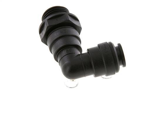 Codo de 90 grados 12mm x G1/2'' con rosca macho Latón NBR Giratorio