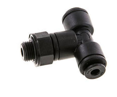 Racor en T de 4mm x G1/8'' con rosca macho POM NBR FDA giratorio [2 piezas]