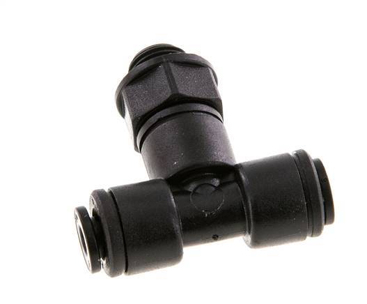 Racor en T de 4mm x G1/8'' con rosca macho POM NBR FDA giratorio [2 piezas]