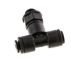 Racor en T de 4mm x G1/8'' con rosca macho POM NBR FDA giratorio [2 piezas]