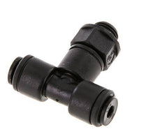 Racor en T de 4mm x G1/8'' con rosca macho POM NBR FDA giratorio [2 piezas]