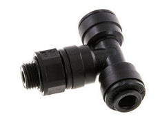 Racor en T de 6mm x G1/8'' con rosca macho POM NBR FDA giratorio [2 piezas]