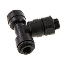 Racor en T de 6mm x G1/8'' con rosca macho POM NBR FDA giratorio [2 piezas]