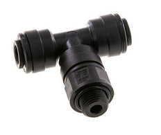 Racor en T de 6mm x G1/8'' con rosca macho POM NBR FDA giratorio [2 piezas]