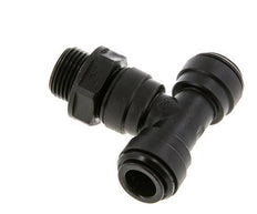 Racor en T de 10mm x G3/8'' con rosca macho Latón NBR Giratorio