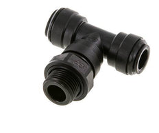 Racor en T de 10mm x G3/8'' con rosca macho Latón NBR Giratorio