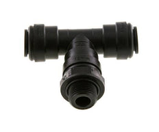 Racor en T de 12mm x G3/8'' con rosca macho Latón NBR Giratorio