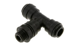 Racor en T de 12mm x G3/8'' con rosca macho Latón NBR Giratorio