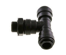 Racor en T de 12mm x G3/8'' con rosca macho Latón NBR Giratorio