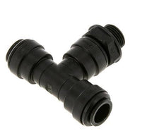 Racor en T de 12mm x G3/8'' con rosca macho Latón NBR Giratorio