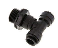 Racor en T de 10mm x G1/2'' con rosca macho Latón NBR Giratorio