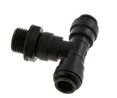 Racor en T de 12mm x G1/2'' con rosca macho Latón NBR Giratorio