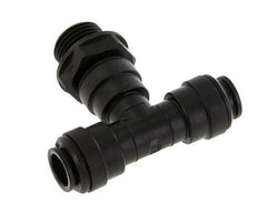 Racor en T de 12mm x G1/2'' con rosca macho Latón NBR Giratorio