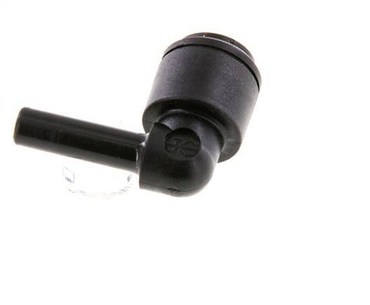 Codo de 5mm x 5mm de 90deg Racor con enchufe POM NBR [2 Piezas]