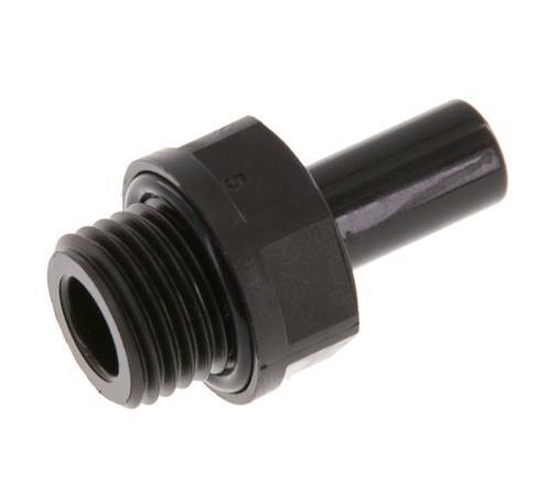 Racor de 8mm x G1/4'' con rosca macho POM NBR [5 Piezas]