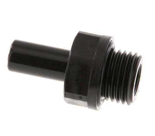 Racor de 8mm x G1/4'' con rosca macho POM NBR [5 Piezas]