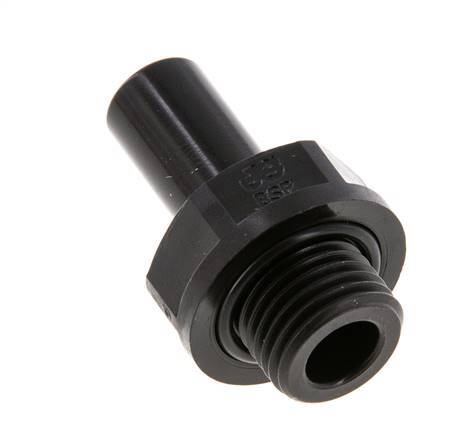 Racor de 10mm x G1/4'' con rosca macho POM NBR [5 Piezas]