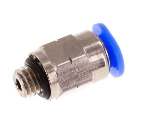 1/8'' x UNF 10-32 Racor rápido de latón/PBT NBR [5 piezas]