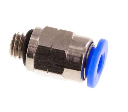 1/8'' x UNF 10-32 Racor rápido de latón/PBT NBR [5 piezas]