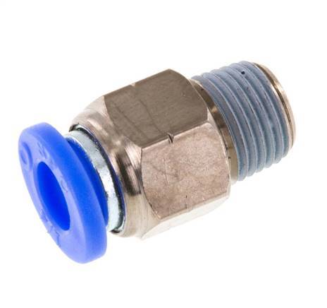 Racor 1/4'' x 1/8'' NPT con rosca macho Latón/PBT NBR [5 piezas]