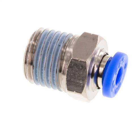 Racor de 5/32'' x 1/4'' NPT con rosca macho Latón/PBT NBR [5 piezas]